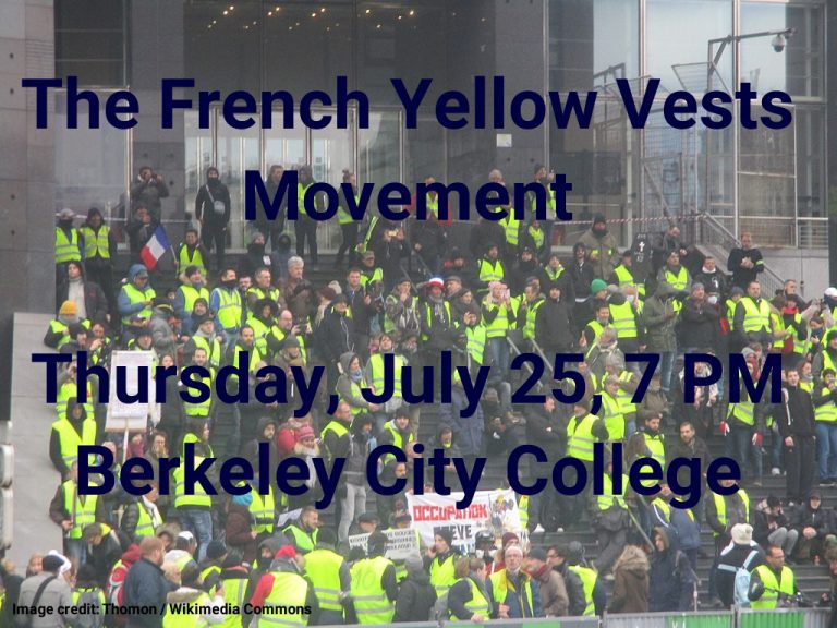 The French Yellow Vests Movement (July 25, 7 PM)