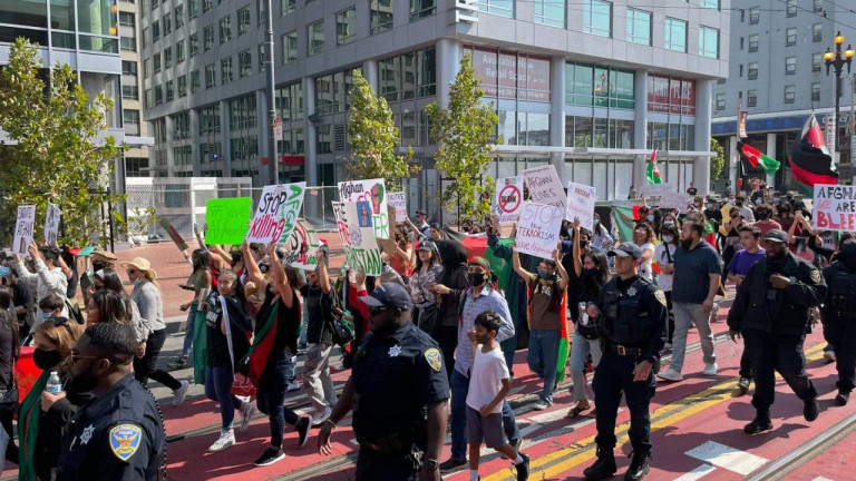 San Francisco Protest against U.S. War in Afghanistan