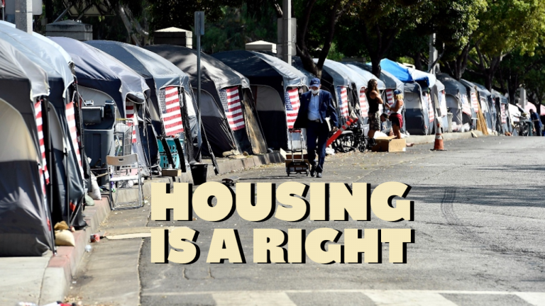 Housing is a Right! End Evictions!