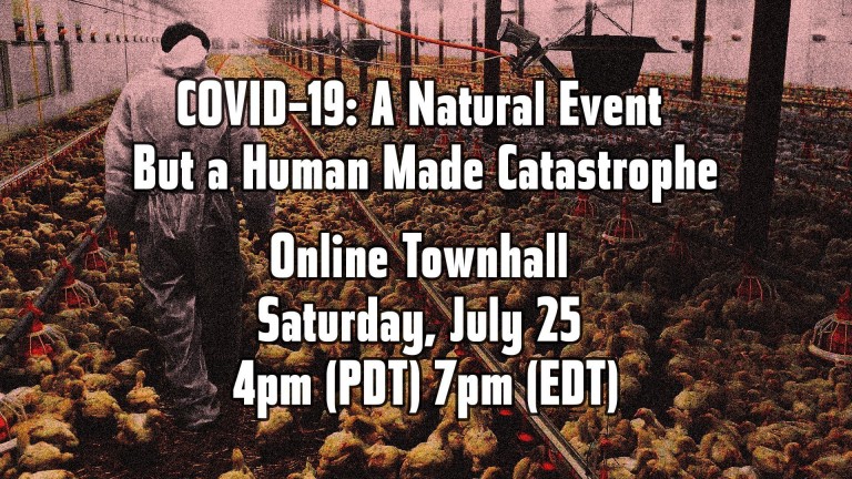 Online Townhall with Epidemiologist Rob Wallace: Sat. July 25, 2020